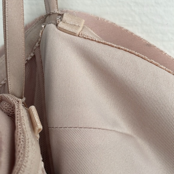 Floor length BCBG champagne gown. - Picture 11 of 13